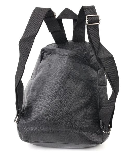 Місткий жіночий рюкзак з екошкіри Vintage чорний fp10091 фото