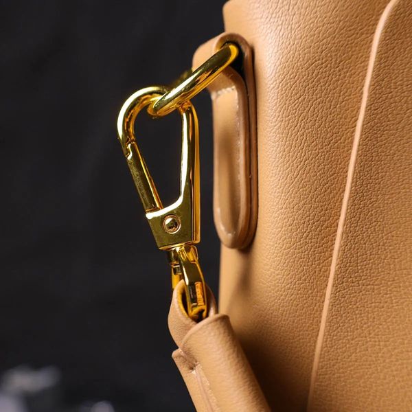 Жіноча ділова сумка з натуральної шкіри Vintage Пісочна fp10044 фото