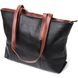 Сумка жіноча сумка з натуральної шкіри Vintage Чорна fp10051 фото 2