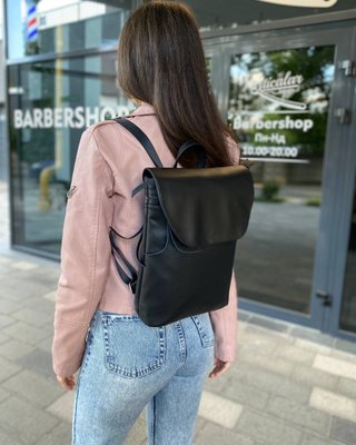 Женский рюкзак из экокожи Black fp10009 фото