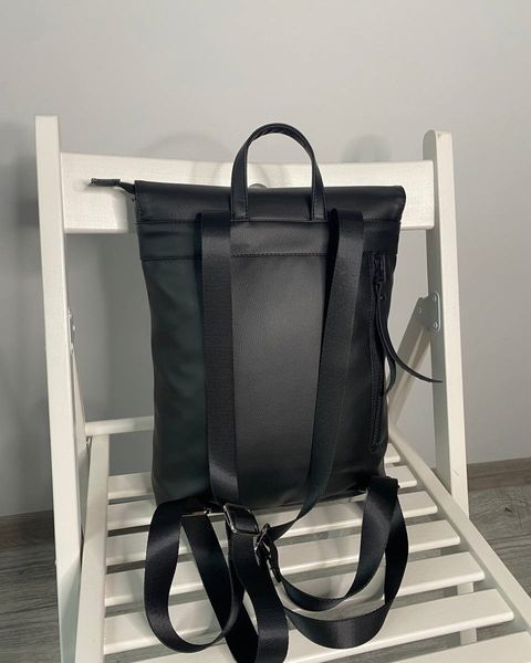 Жіночий рюкзак з екошкіри Black fp10009 фото