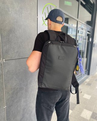 Рюкзак мужской "Bagland" Black fp10014 фото
