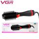 Фен щітка для укладання та завивки волосся VGR V-416 Стайлер з іонізацією та гарячим повітрям fp10123 фото 8