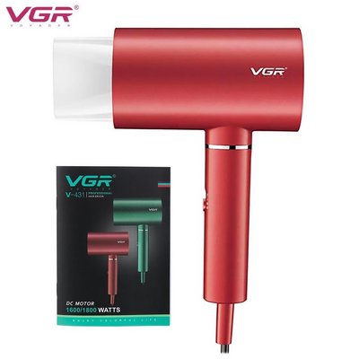 Профессиональный фен для сушки и укладки волос VGR V-431 Красный fp10130 фото